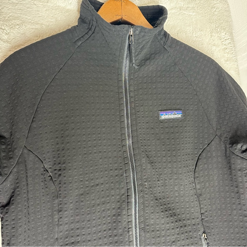 Patagonia Womens Black R2 Techface Full Zip Jacket M Outdoors Hiking Performance - Picture 4 of 14